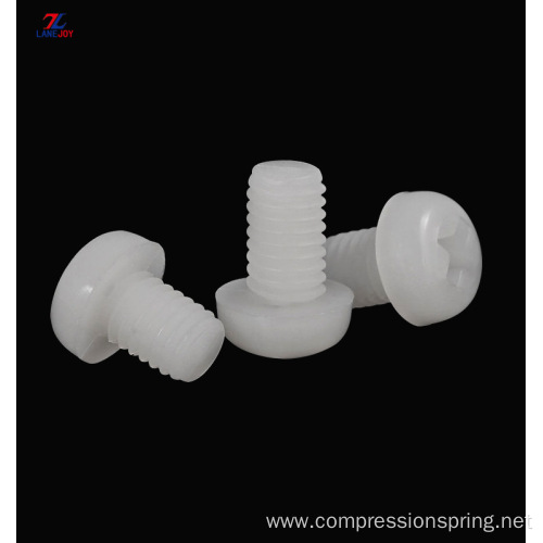 M8 M10 white nylon plastic machine screw